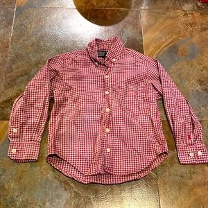 Newton Trading size large (6) boy button down polo